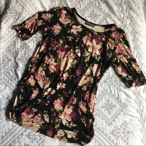 DueTime Maternity Floral Top
